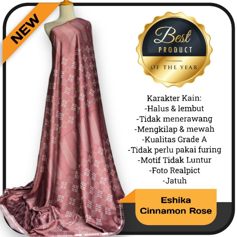 Kain Dr Silk Motif Ethika harga setengah meter