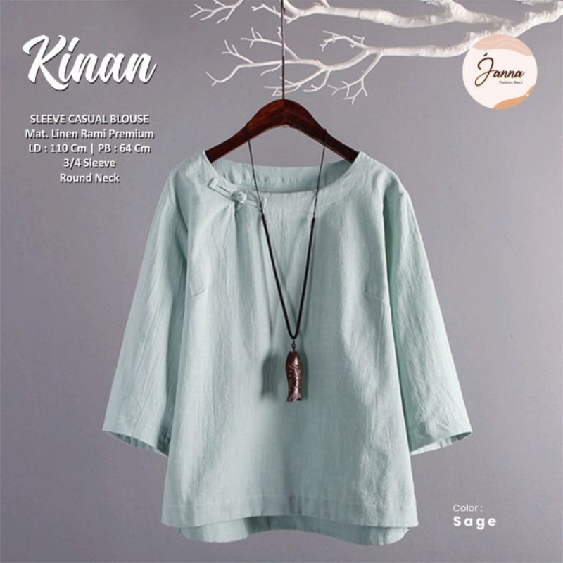 YUMI/KINAN BLOUSE BAJU WANITA TERBARU