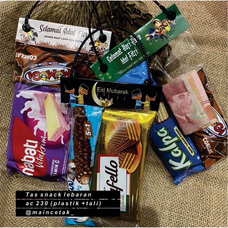 TAS SNACK THR / TAS SNACK LEBARAN / PLASTIK SNACK LEBARAN