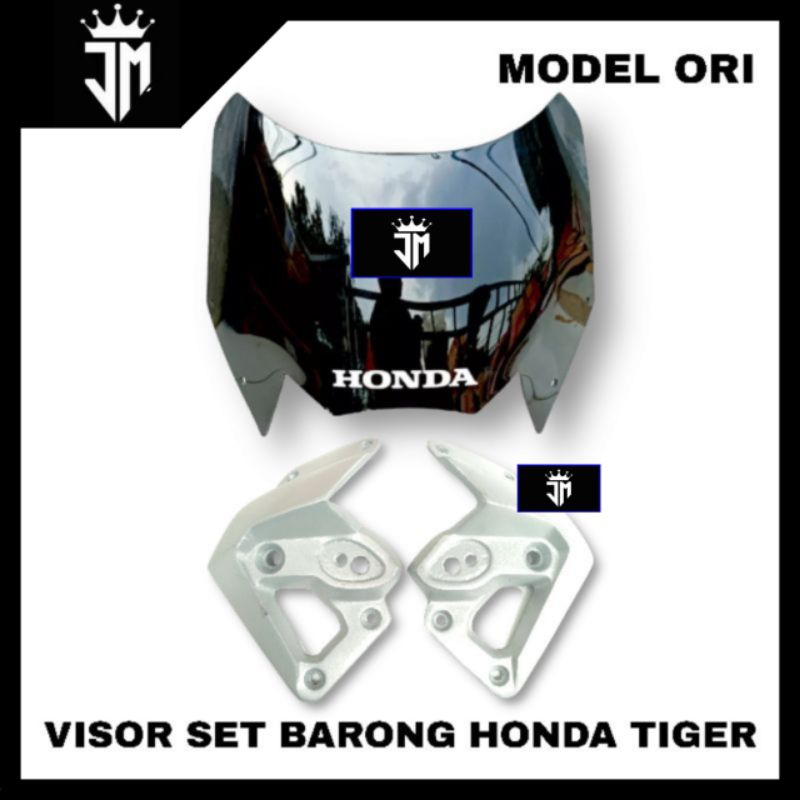 VISOR TIGER REVO TIREV VISOR HONDA TIGER TIREV TIGER REVO TIGER BARONG TEBAL 2MM 3MM SET KUPINGAN BA
