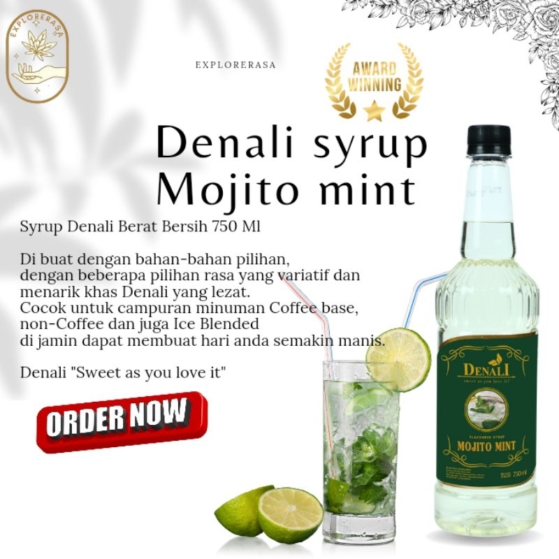 

Denali syrup rasa Mojito mint 750ml