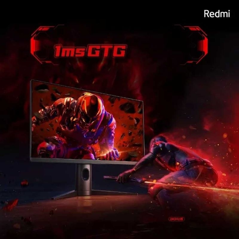 Redmi Gaming Monitor 23.8 Inch 240Hz 1080p IPS AMD FreeSync 1ms GTG - RMGMNT238HF