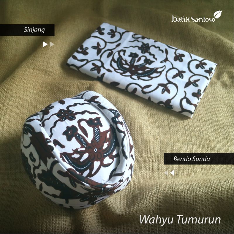 Batik Santoso Wahyu Tumurun - Bendo Sunda dan Sinjang