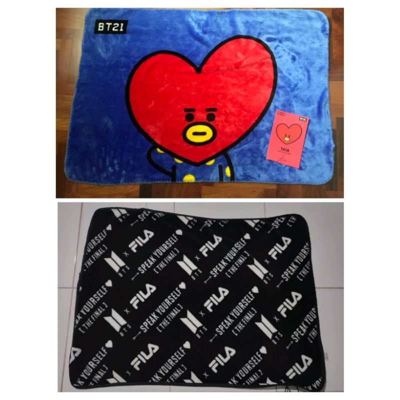 WTS blanket selimut fila sys final bts bt21 tata official CEK DESKRIPSI❗