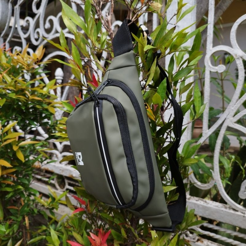X-PRO Black Series | Tas Selempang Pria Original Merk X-PRO | Waist bag Pria Exclusive Kulit Sintetis