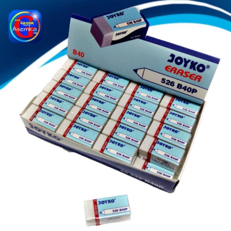 Eraser Penghapus Pensil Joyko isi 40 pcs