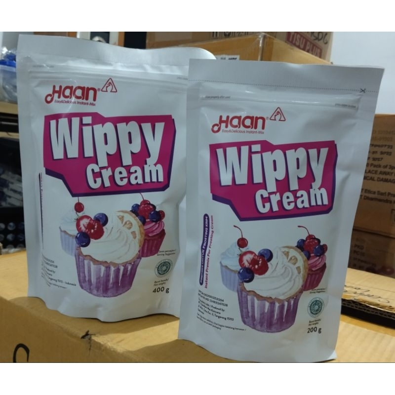 Haan wippy cream 200gr &amp; 400gr