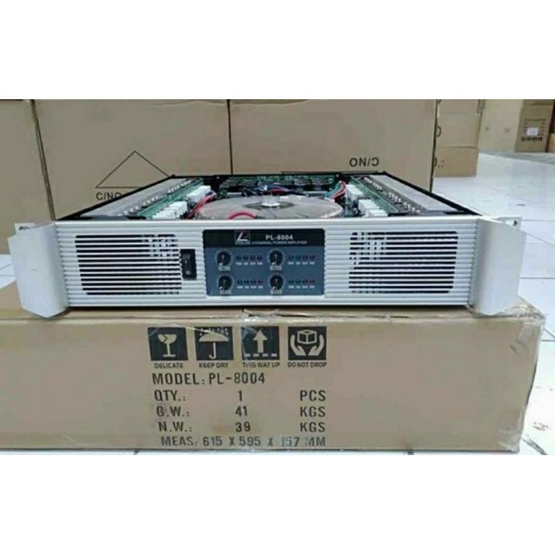 Power 4ch Pasline PL8004 original Pl 8004(800wx4)