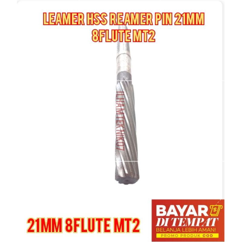 Leamer pin reamer pin 21mm reamer taper MT2 reamer HSS reamer sepiral