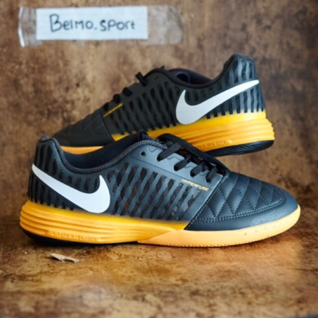 Sepatu Futsal Lunar Gato 2 Black Oren