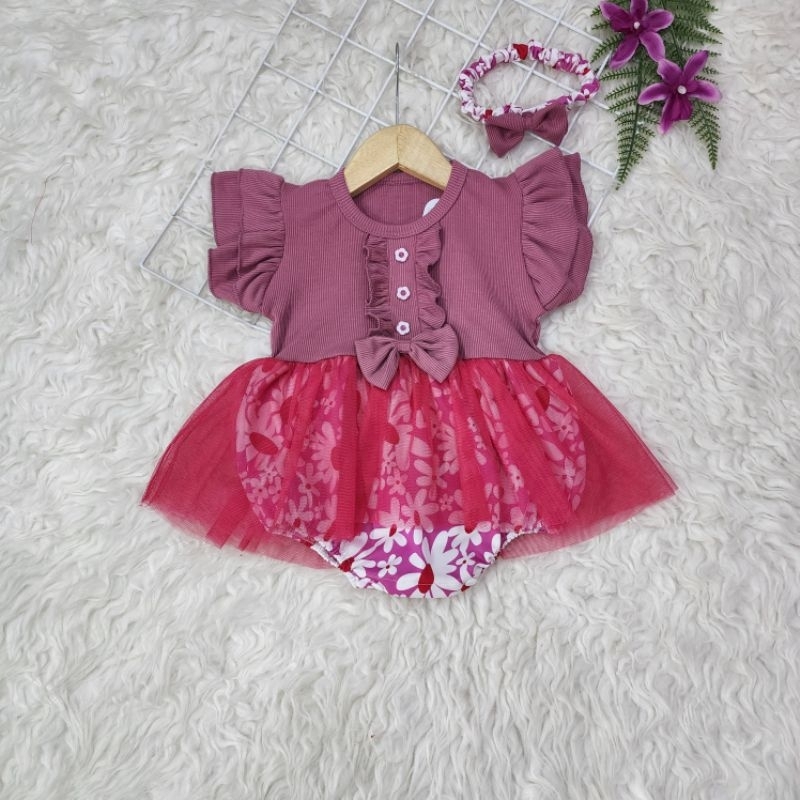 Baju bayi perempuan Dress jumper baby tutu