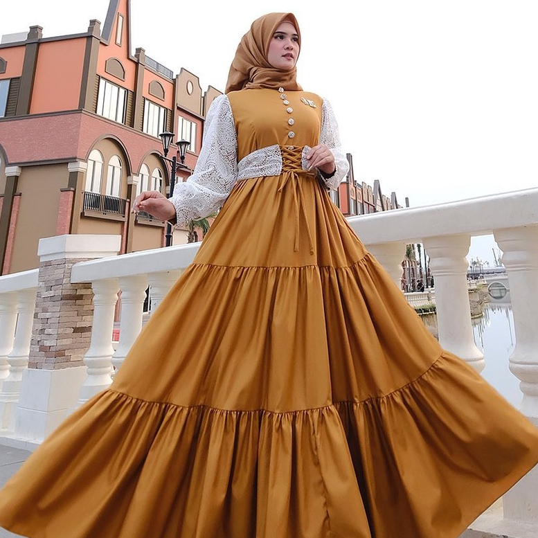 Gamis TARISA dress panjang muslim wanita MK