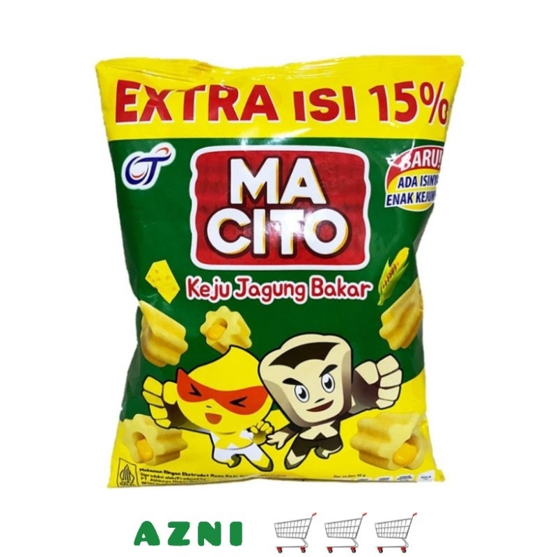 

MACITO Snack Keju Jagung Bakar 60+10 g