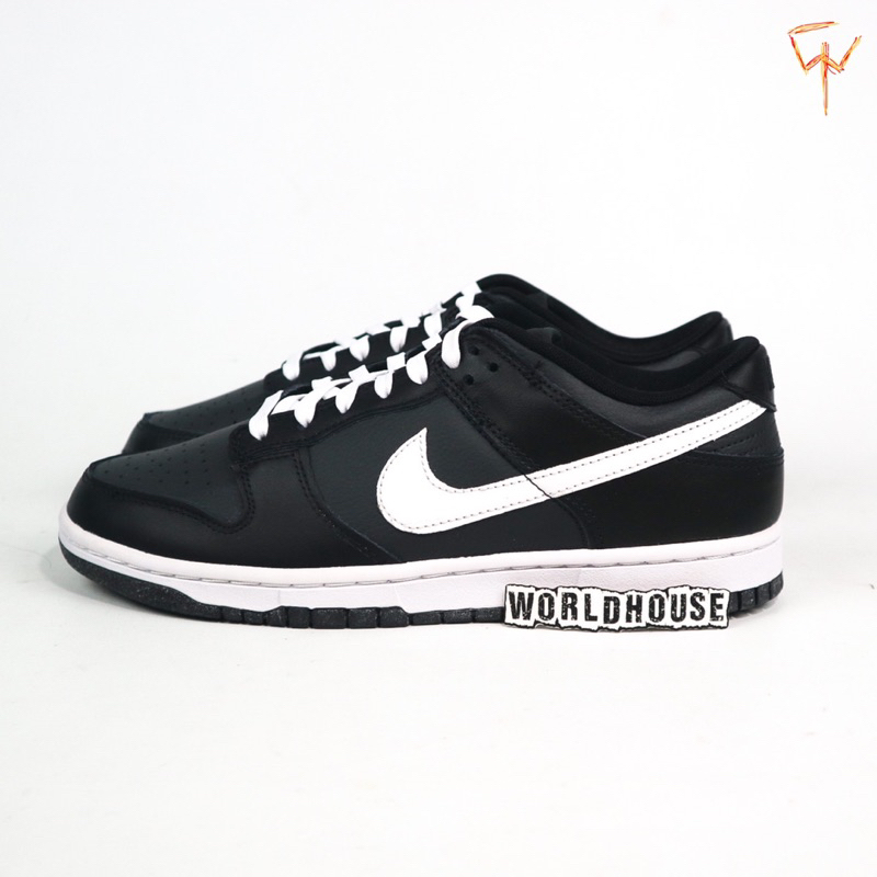 nike dunk low retro black white original