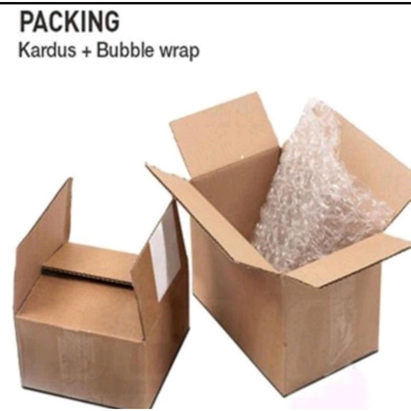 

EXTRA PACKING BUBBLE WRAP DAN KARDUS