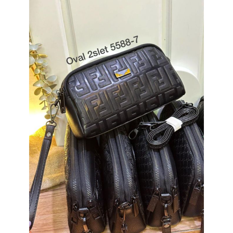 Tas Slempang Wanita 2Resleting kode 5588 Terbaru