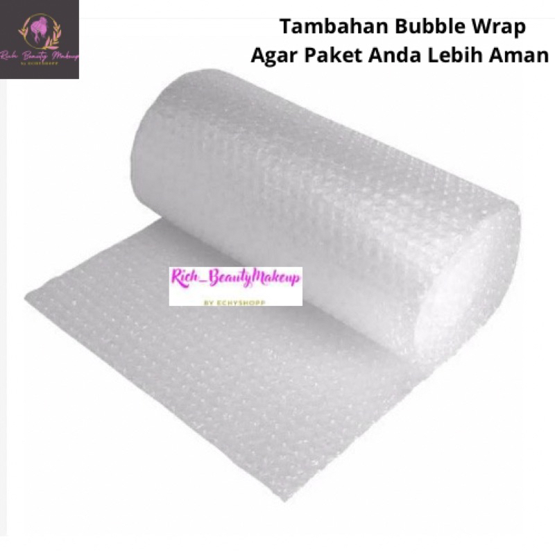 

TAMBAHAN EXTRA BUBBLE WRAP AGAR PAKET LEBIH AMAN