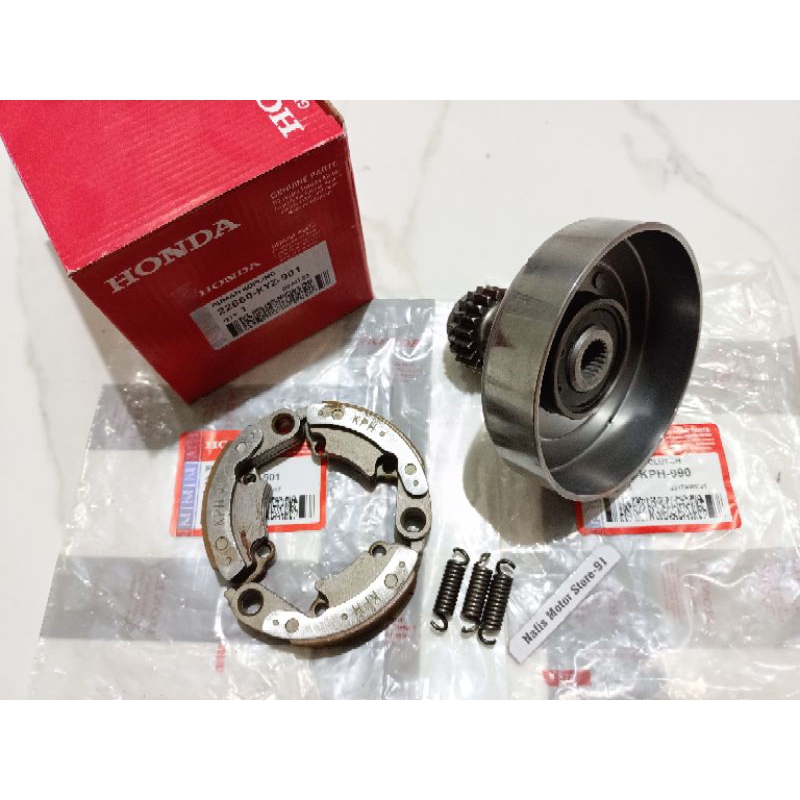 Lonceng Mangkok Ganda+Kampas Ganda Otomatis Supra X 125 Helmin Fi Supra X 125 Fi KYZ