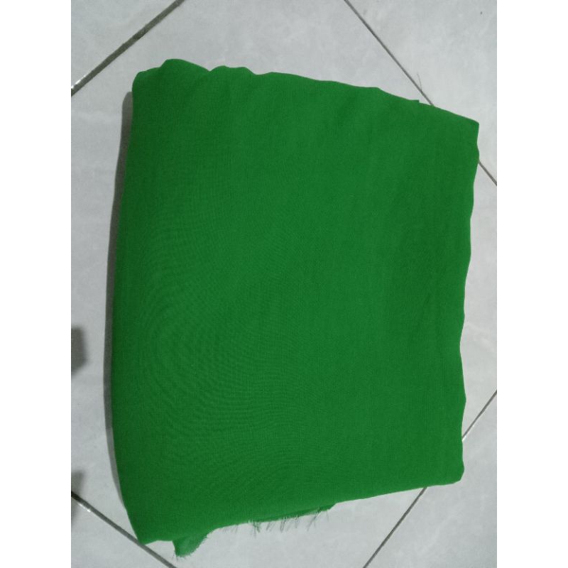 kain wolfis termurah warna hijau 10ribuan