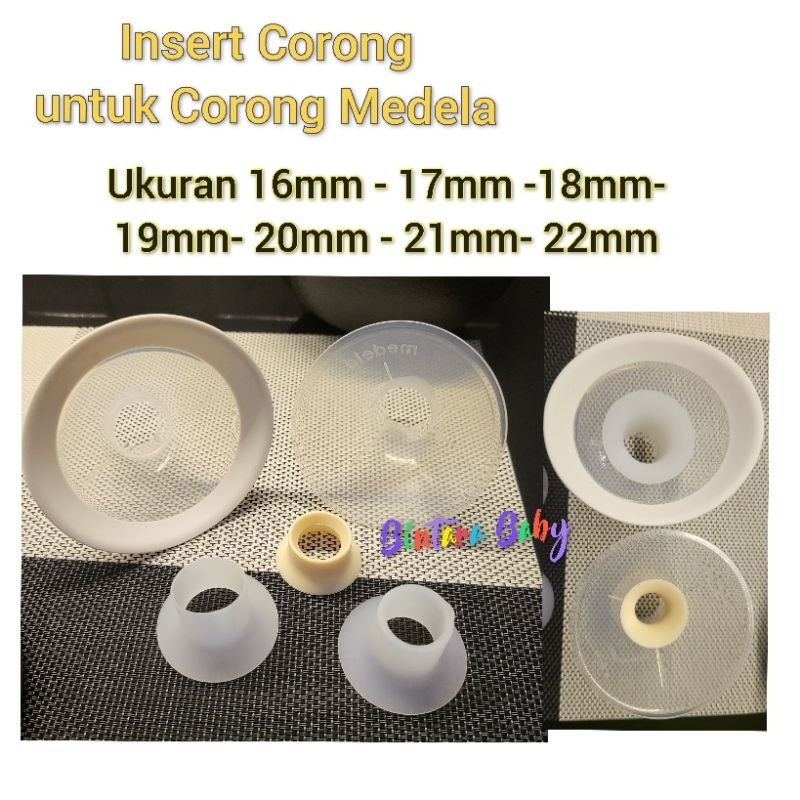 Insert untuk Corong Medela Personal fit Sparepart Untuk Medela Swing Harmony spare part insert Sisipan corong flex / CORONG TIDAK TERMASUK