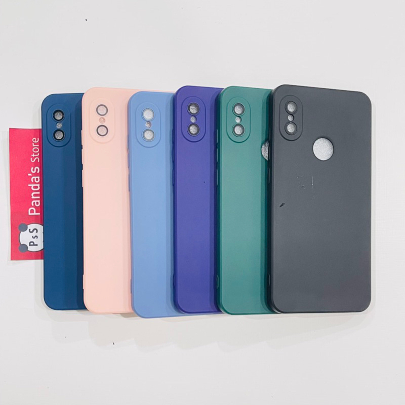 Case Redmi Note 6 / Note 6 Pro Lenspro Makaron Full Color Softcase Pro Lensa