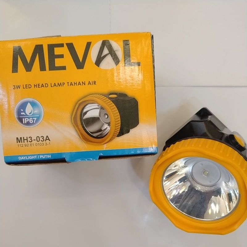 meval senter kepala tahan air