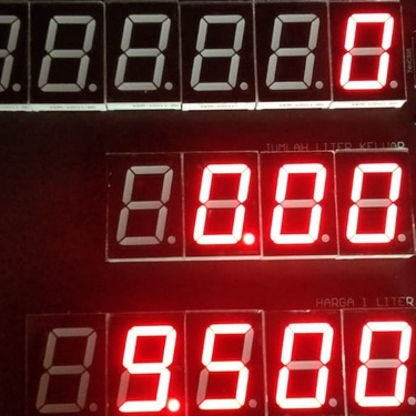 Layar Pom Mini Mesin Pertamini Pom Mini 7 Segmen IC Display Original