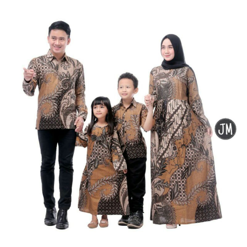 Maura Couple Sania Ruffle Batik Couple ori Ndoro jowi DNT Garansi Termurah motif KT SOGAN. S M L XL XXL