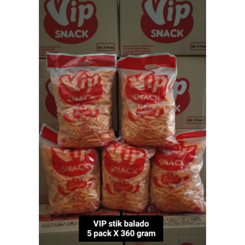 

SNACK STIK BALADO 360GRAM VIP CEMILAN KILOAN