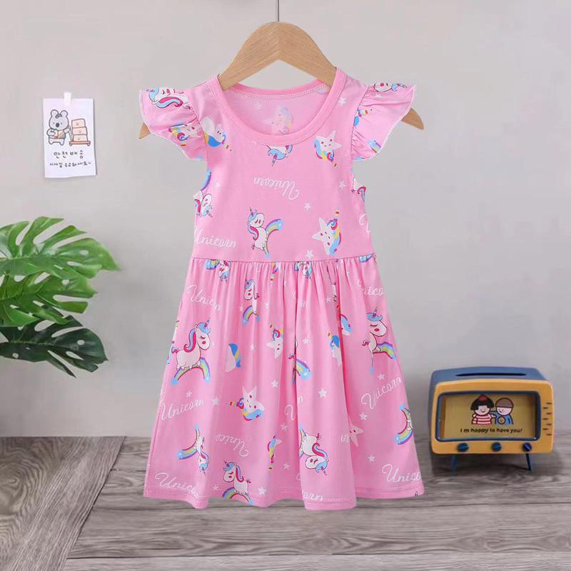 DRESS PREMIUM ANAK IMPORT 1-9 TAHUN | DST002 | DASTER ANAK IMPOR | PIYAMA ORGANIK ANAK