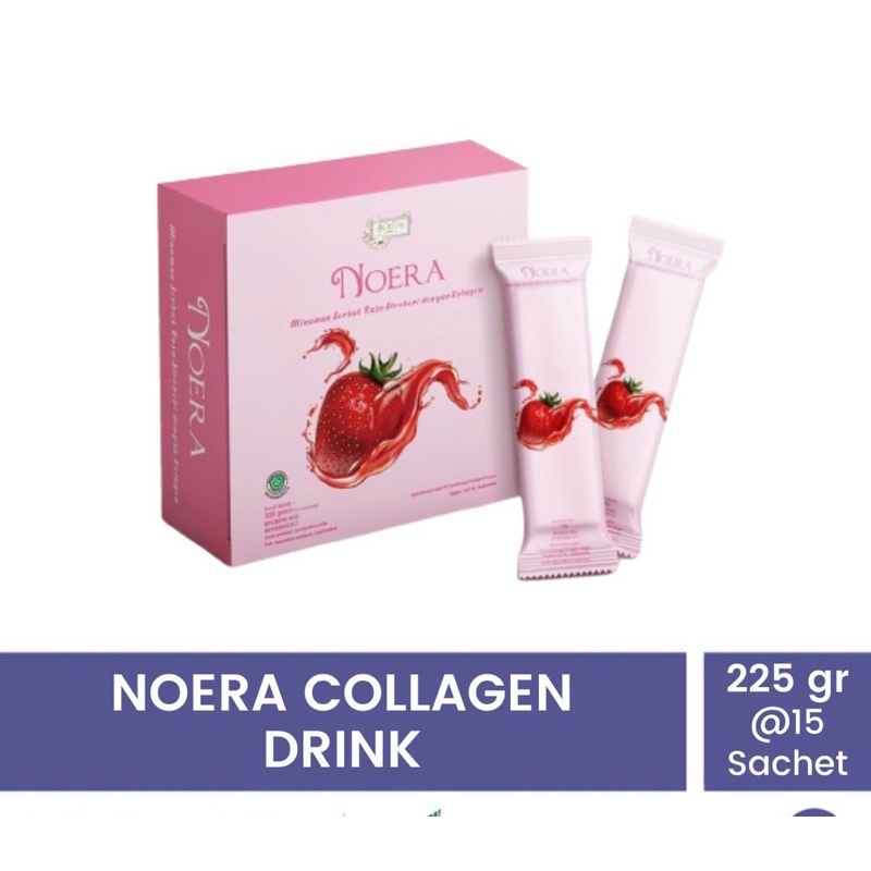 Noera Collagen Drink minuman kolagen sehat bpom ori cod new