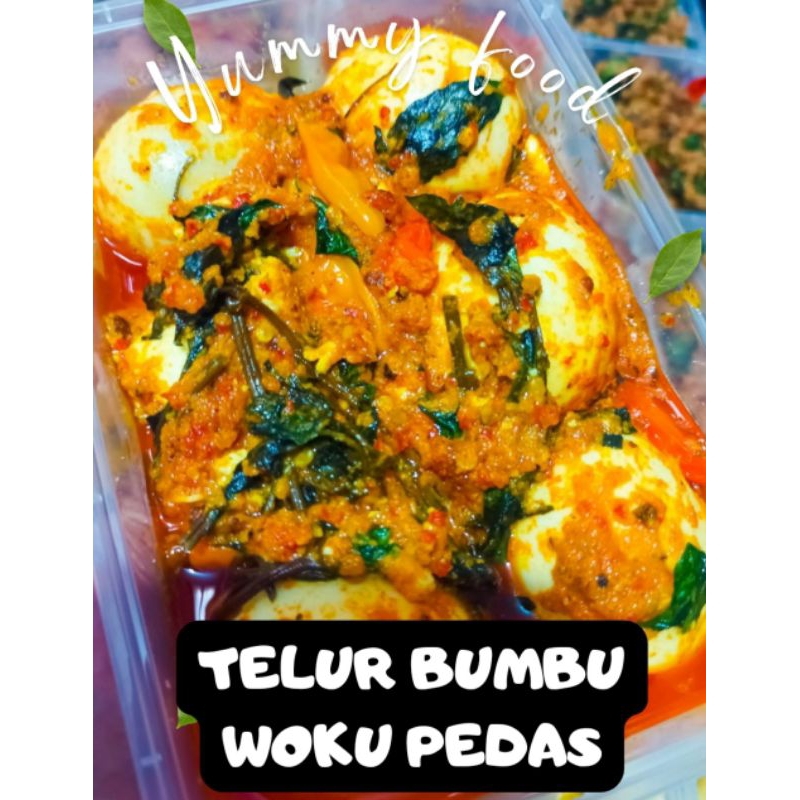 TELUR WOKU RICA PEDAS ( 6 BUTIR - PORSI BESAR 2-3X MAKAN)