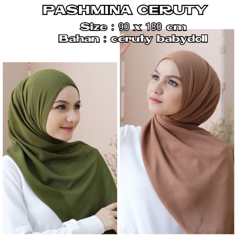 Pashmina Ceruty || Ceruti Uno || Azara || 180x 90 cm ||