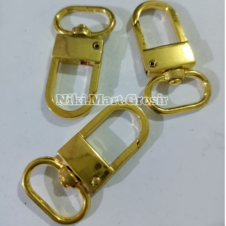 Kew - Kew Kait Tas Metal Gold 1,5 / Pengait Tas Gold