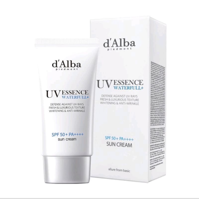 d'Alba sunscreen sun cream UV Essence waterfull 50ml
