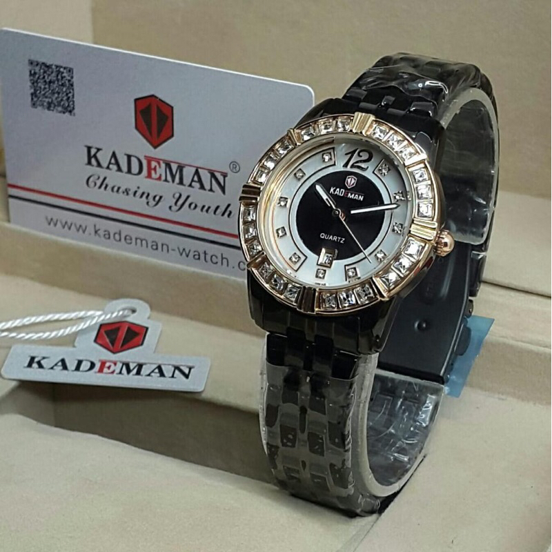 jam tangan permata kademan wanita K830L water resistand