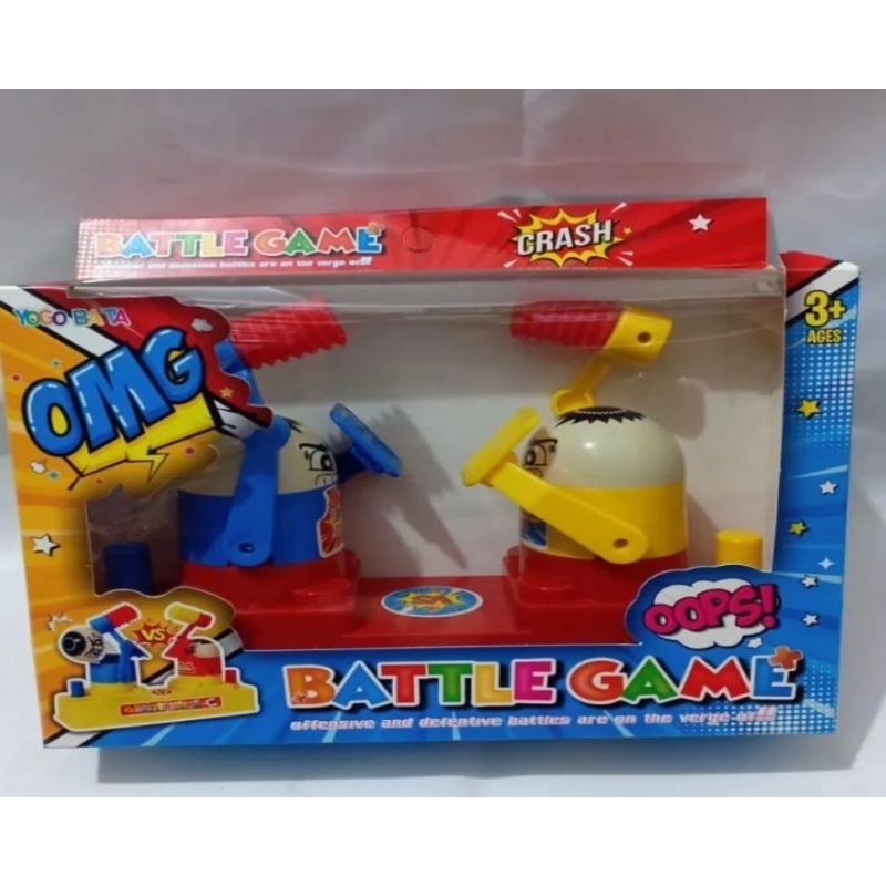 [YG1] Mainan Anak JUMBO DUEL BATTLE HAMMERING GAME - Mainan Adu Pukul Palu Kepala TANPA BATERAI