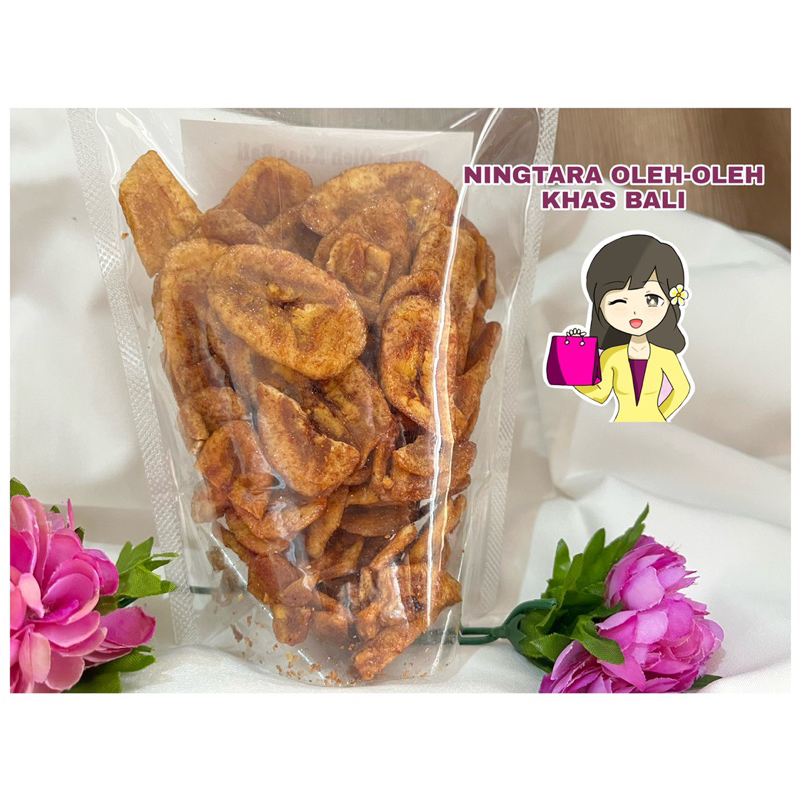 KERIPIK PISANG MADU ADI JAYA 120g (BANANA HONEY CHIPS) OLEH-OLEH KHAS BALI