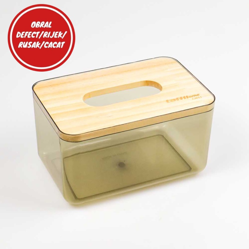 [OBRAL RIJEK] Kotak Tisu Kayu Nordic Minimalist Tissue Box Small - ZJ011