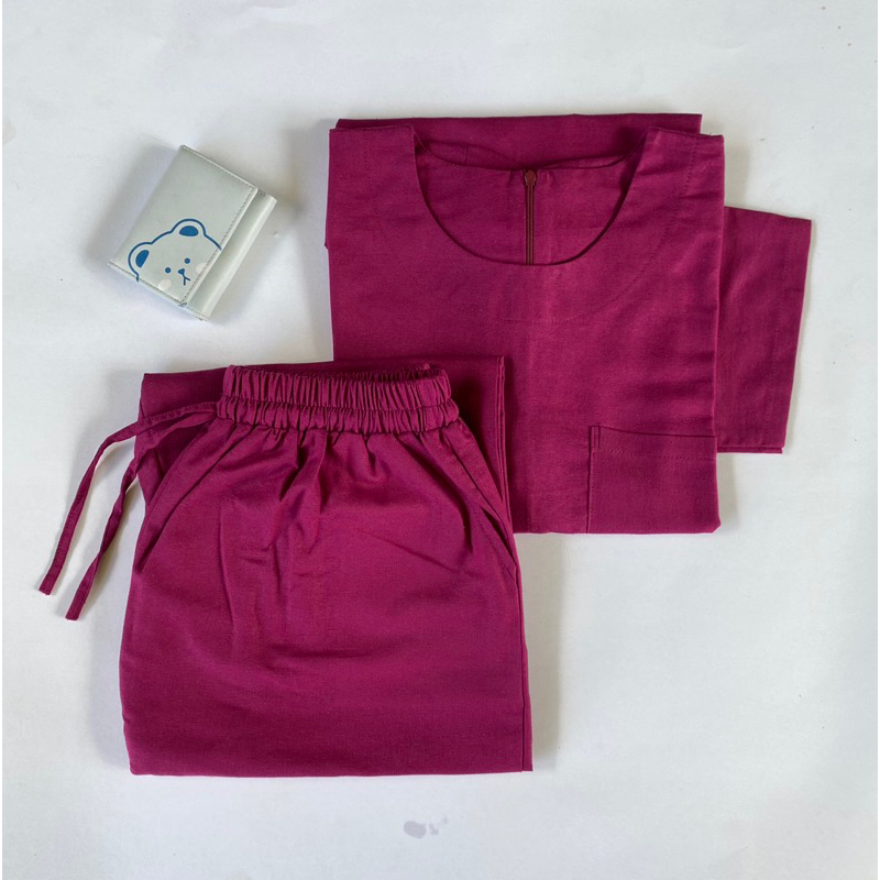 COZIE ONE SET JOMBO setelan wanita TERBARU XXXL,one set KATUN Linen premium  TERLAKU TERLARIS kekian  one set murah termurah