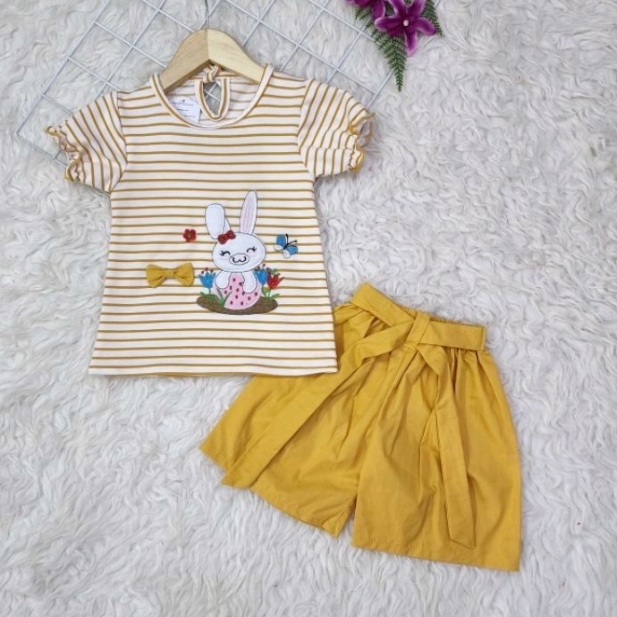 Baju anak perempuan Set Celana Rabbit