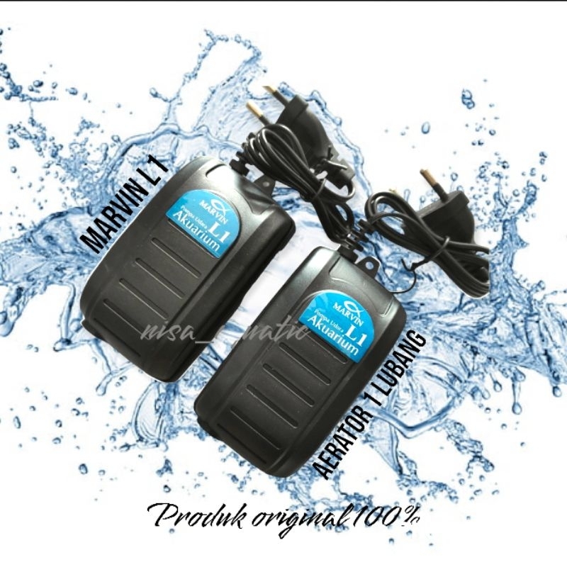 Marvin L1 Mesin Pompa Aerator Gelembung Udara Airpump 1 Lubang