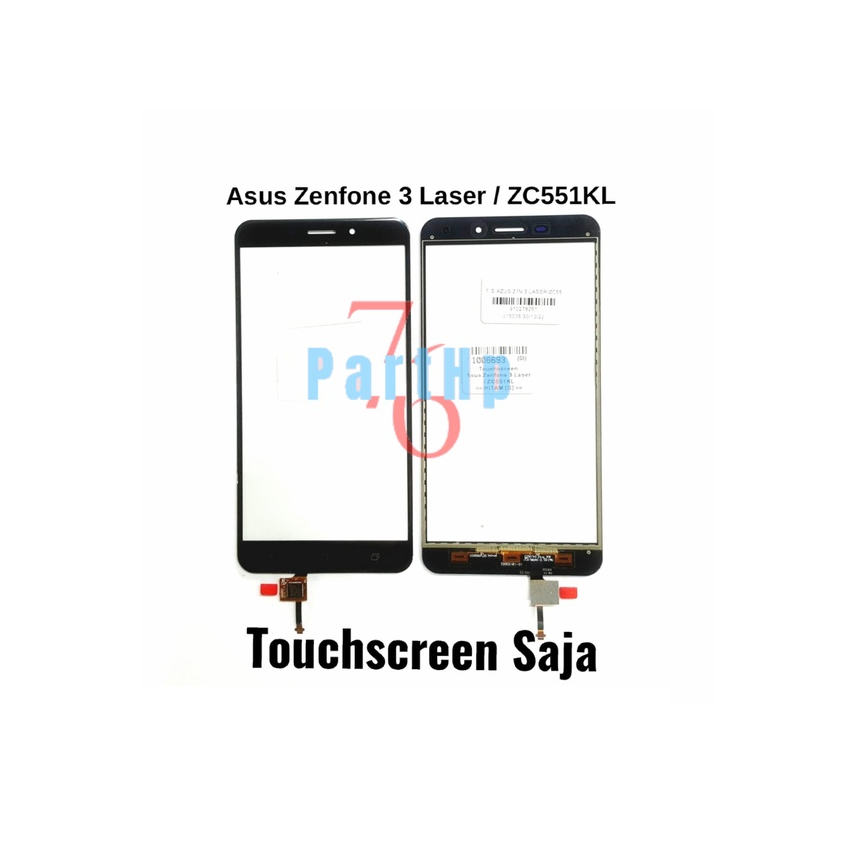 Touchscreen Touchscren Saja Asus Zenfone 3 Laser - ZC551KL - Ts Only - Hitam