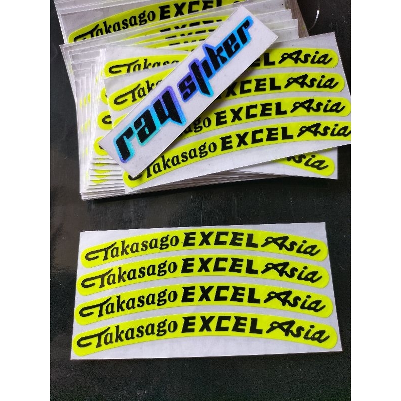 STIKER CUTTING TAKASAGO EXCEL ASIA