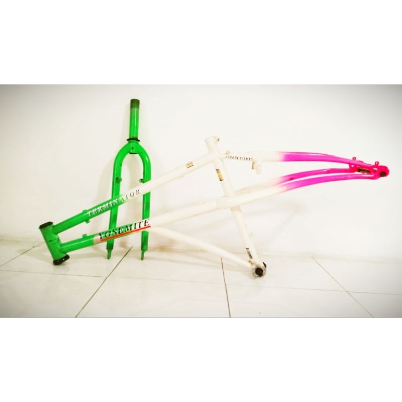 FRAME SEPEDA MTB JADUL/ RETRO/ VINTAGE ELEVATED CHAINSTAY YOSEMITE TERMINATOR