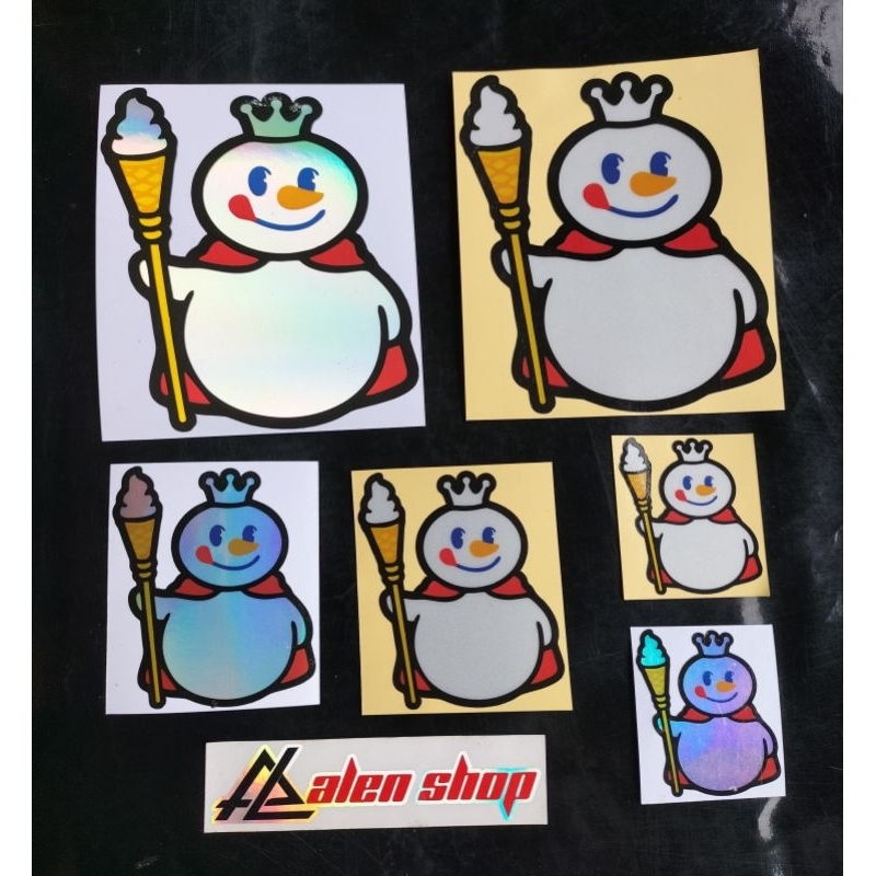 STIKER VIRAL ICE CREAM MIXUE