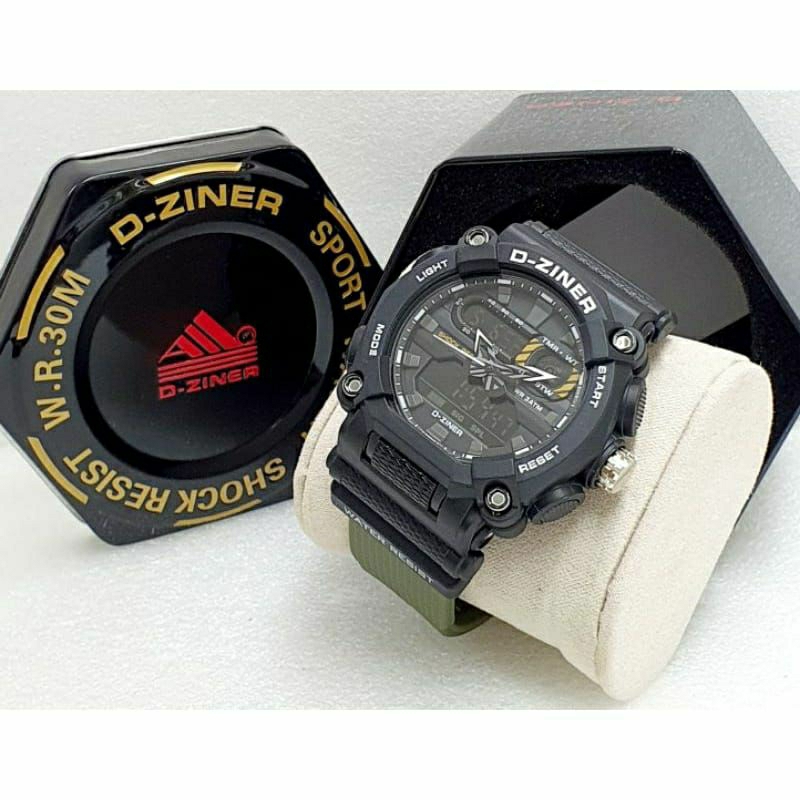 Jam Tangan Dziner 8299 Original Warna Kasual Favorit Kesukaan Pria Bisa COD