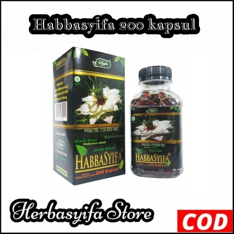 HABBASYIFA 200 KAPSUL - Habbatussauda Minyak