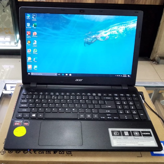 LAPTOP SECOND ACER 15 INC RAM 8 GB HDD 500 GB GENERASI BARU WINDOWS 10 MULUS SANGAT SIAP PAKAI