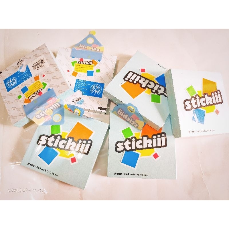 Sticky Notes Biru Ocean 76mmx76mm